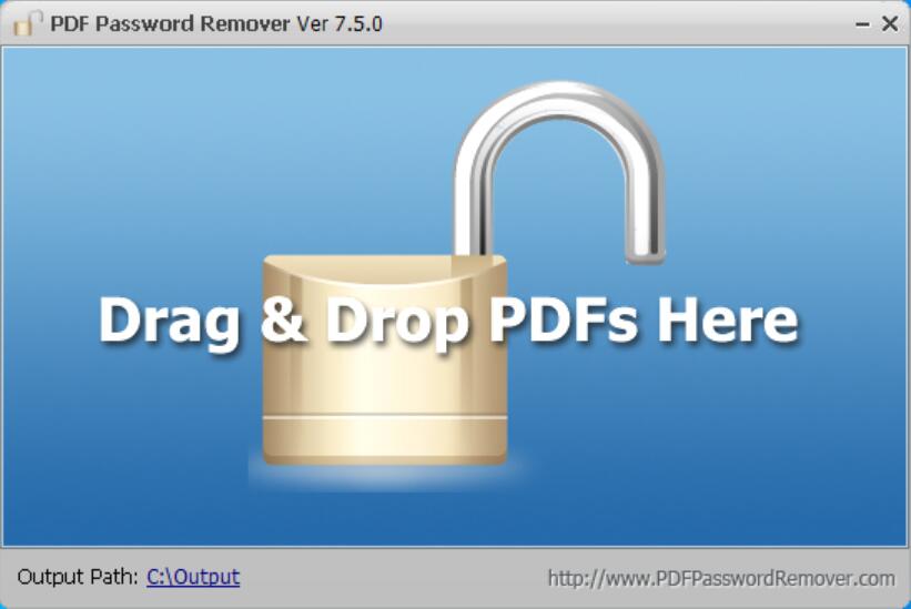 PDF Password Remover Ver 7.5.0 删除 PDF 密码